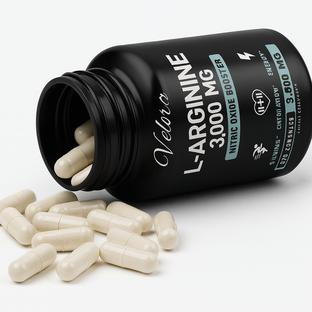 Velora L-Arginine Nitric Oxide Booster Pills - 120 count