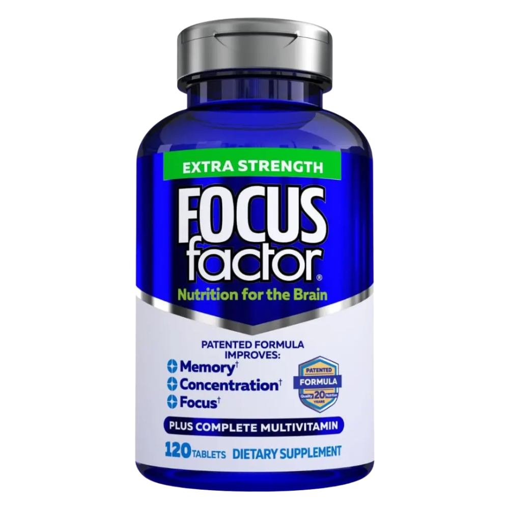 Focus Factor Extra Strength 120 Tablets Dietary Supplement with Multivitamin