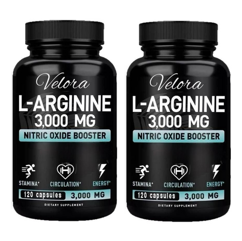 Velora L-Arginine Nitric Oxide Booster Pills - 120 count