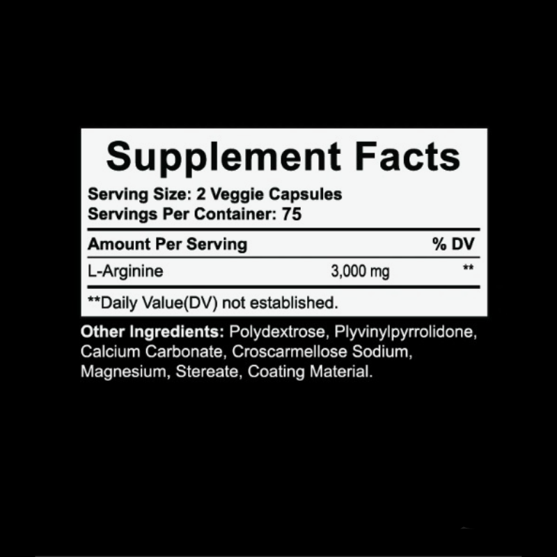 Velora L-Arginine Nitric Oxide Booster Pills - 120 count